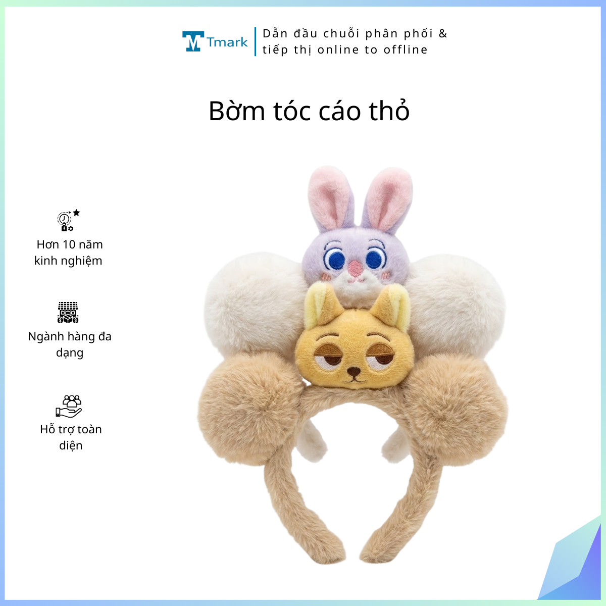 Bom-toc-cao-tho-Kien-20-cai- Bờm tóc cáo thỏ (Kiện 20 cái) - Ảnh 1