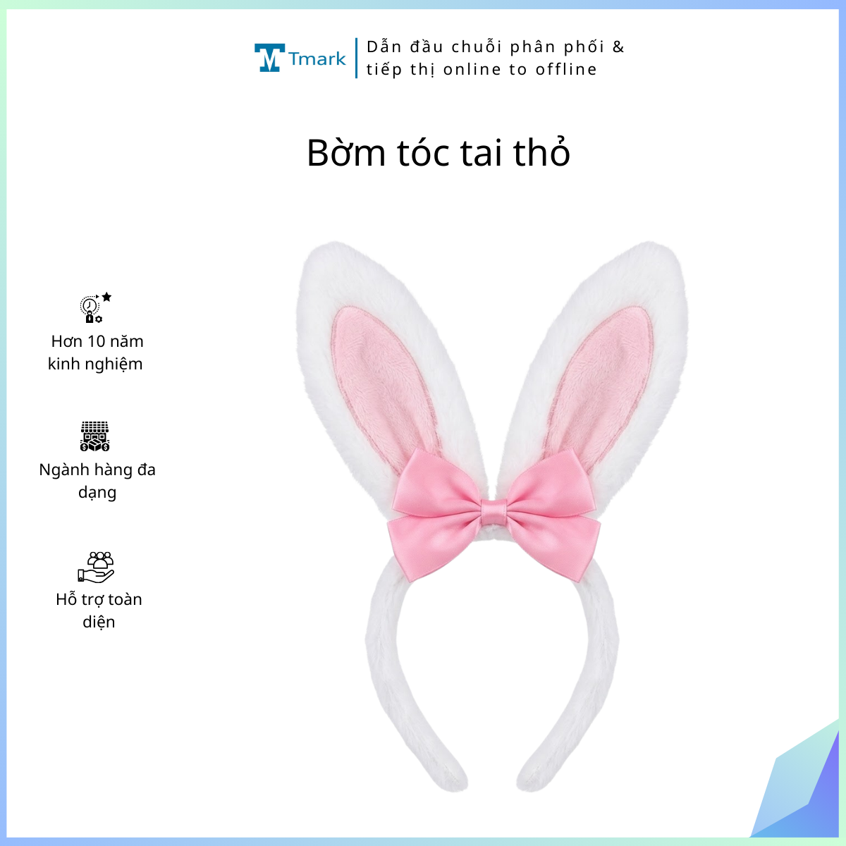 Bom-toc-tai-tho-Kien-20-cai- Bờm tóc tai thỏ (Kiện 20 cái) - Ảnh 1