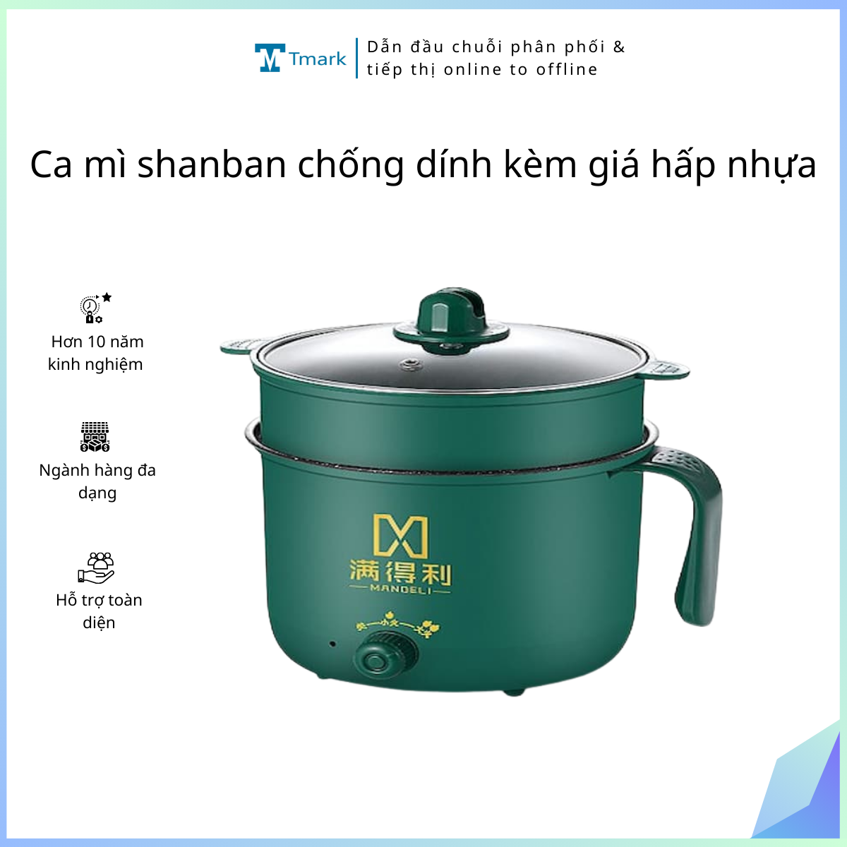 Ca-mi-shanban-chong-dinh-kem-gia-hap-nhua-Kien-36-cai-_CMSHABA Ca mì shanban chống dính kèm giá hấp nhựa (Kiện 36 cái) - Ảnh 1