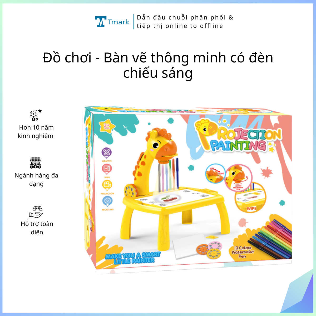 Do-choi-Ban-ve-thong-minh-co-den-chieu-sang-Kien-48-hop- Đồ chơi - Bàn vẽ thông minh có đèn chiếu sáng ( Kiện 48 hộp) - Ảnh 1