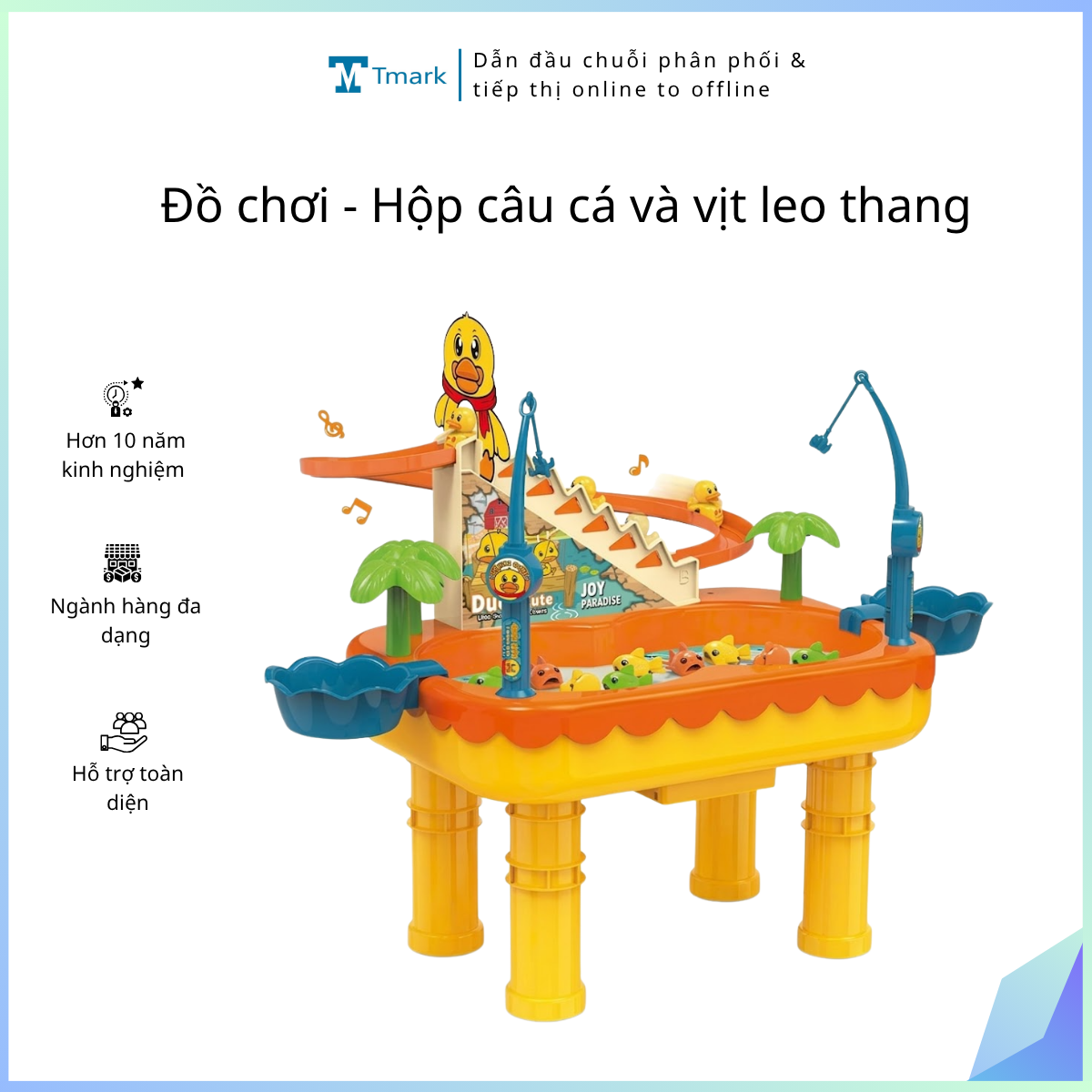 Do-choi-Hop-cau-ca-va-vit-leo-thang-Kien-24-cai- Đồ chơi - Hộp câu cá và vịt leo thang (Kiện 24 cái) - Ảnh 1