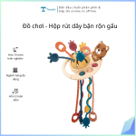 Đồ chơi - Hộp rút dây bận rộn gấu (Kiện 60 hộp)