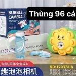 Đồ chơi máy ảnh phun bong bóng xà phòng Hoa hướng dương (Kiện 96 cái)