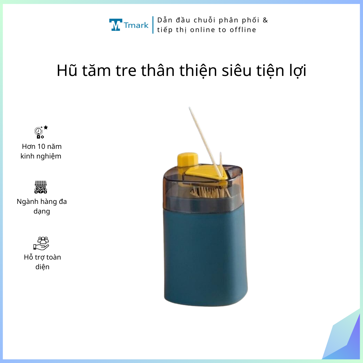 Hu-tam-tre-than-thien-sieu-tien-loi-Tmark-Kien-300-cai- Hũ tăm tre thân thiện siêu tiện lợi Tmark (Kiện 300 cái) - Ảnh 1