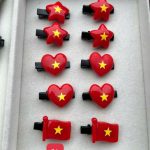 Kẹp cờ nhựa Việt Nam ( Kiện 100 cái) ( hàng nguyên kiện)