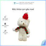 Móc khóa con gấu noel (Kiện 240 cái)