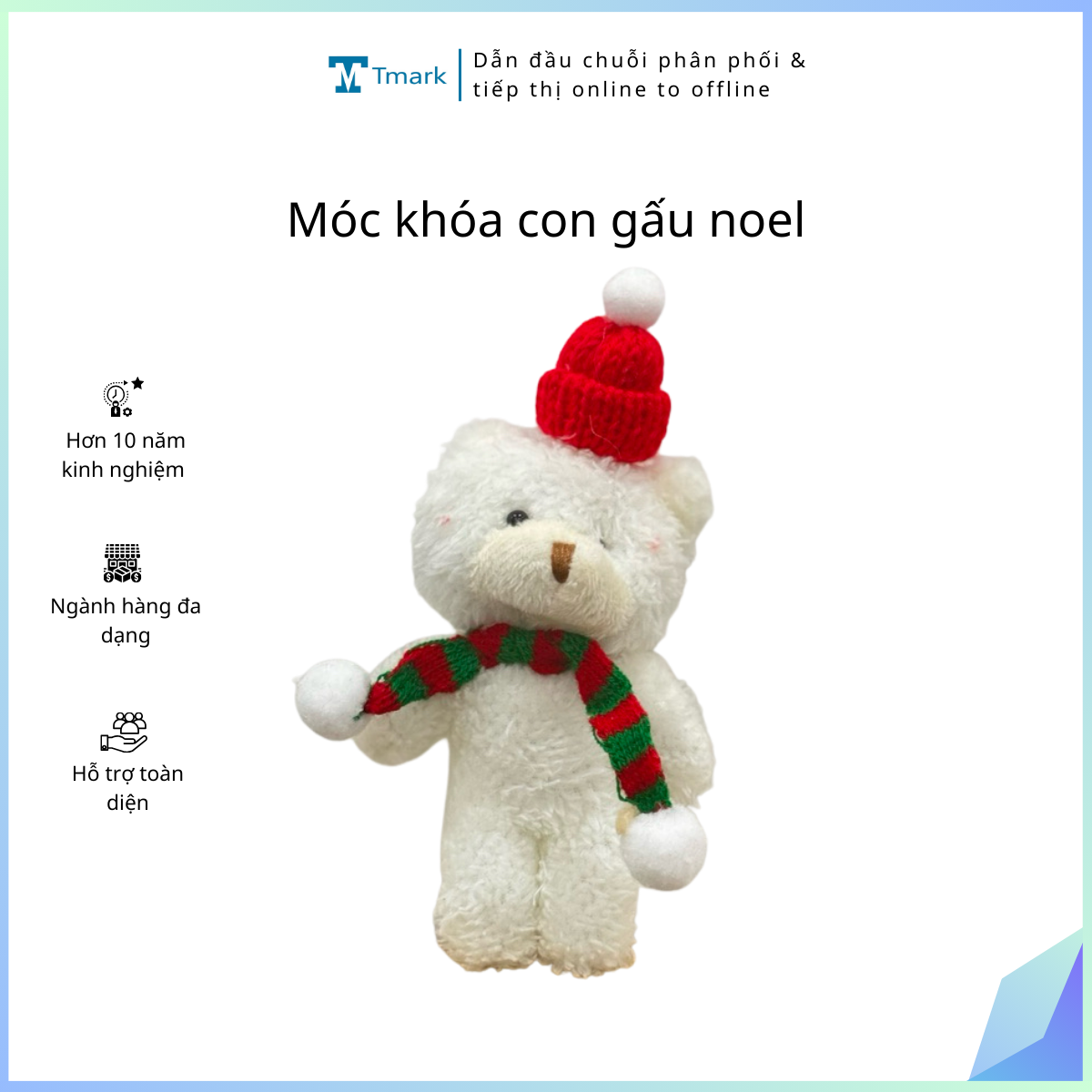 Moc-khoa-con-gau-noel-Kien-240-cai- Móc khóa con gấu noel (Kiện 240 cái) - Ảnh 1