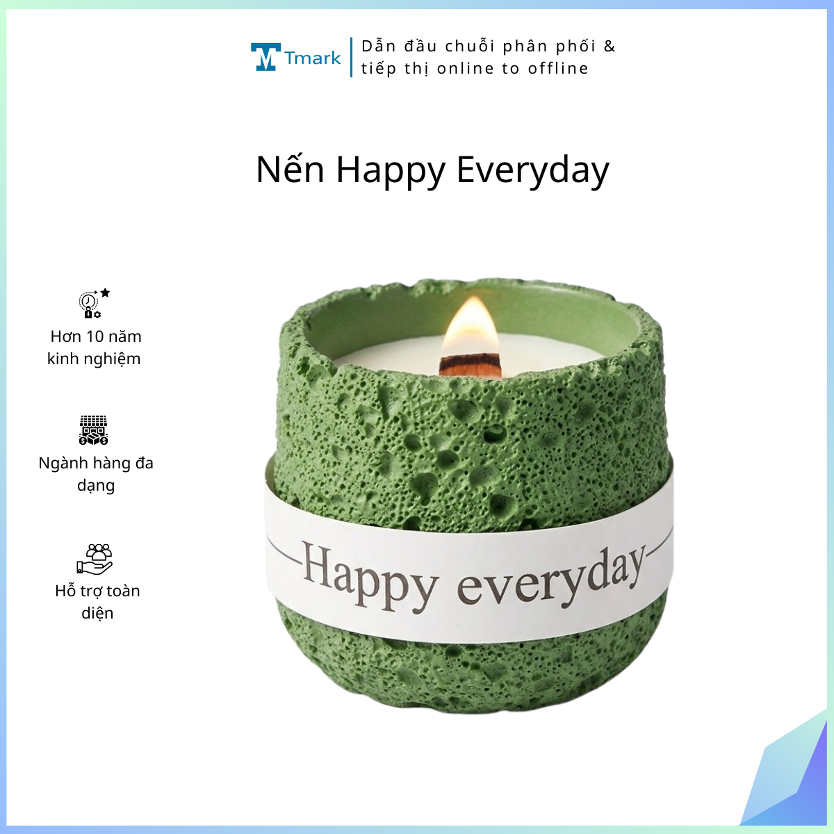 Nen-Happy-everyday-Kien-120-chiec- Nến Happy everyday (Kiện 120 chiếc) - Ảnh 1
