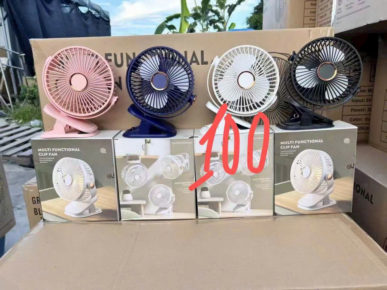 Quat-kep-de-ban-kien-100-cai- Quạt kẹp để bàn ( kiện 100 cái) - Ảnh 1