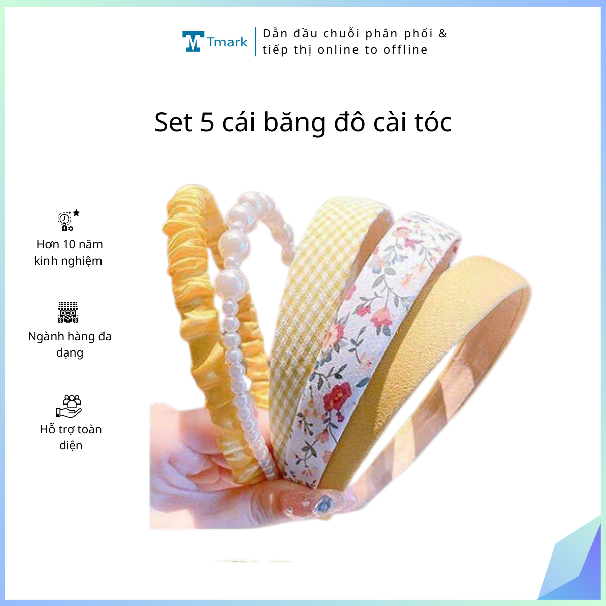 Set-5-cai-bang-do-cai-toc-Kien-300-set- Set 5 cái băng đô cài tóc (Kiện 300 set) - Ảnh 1