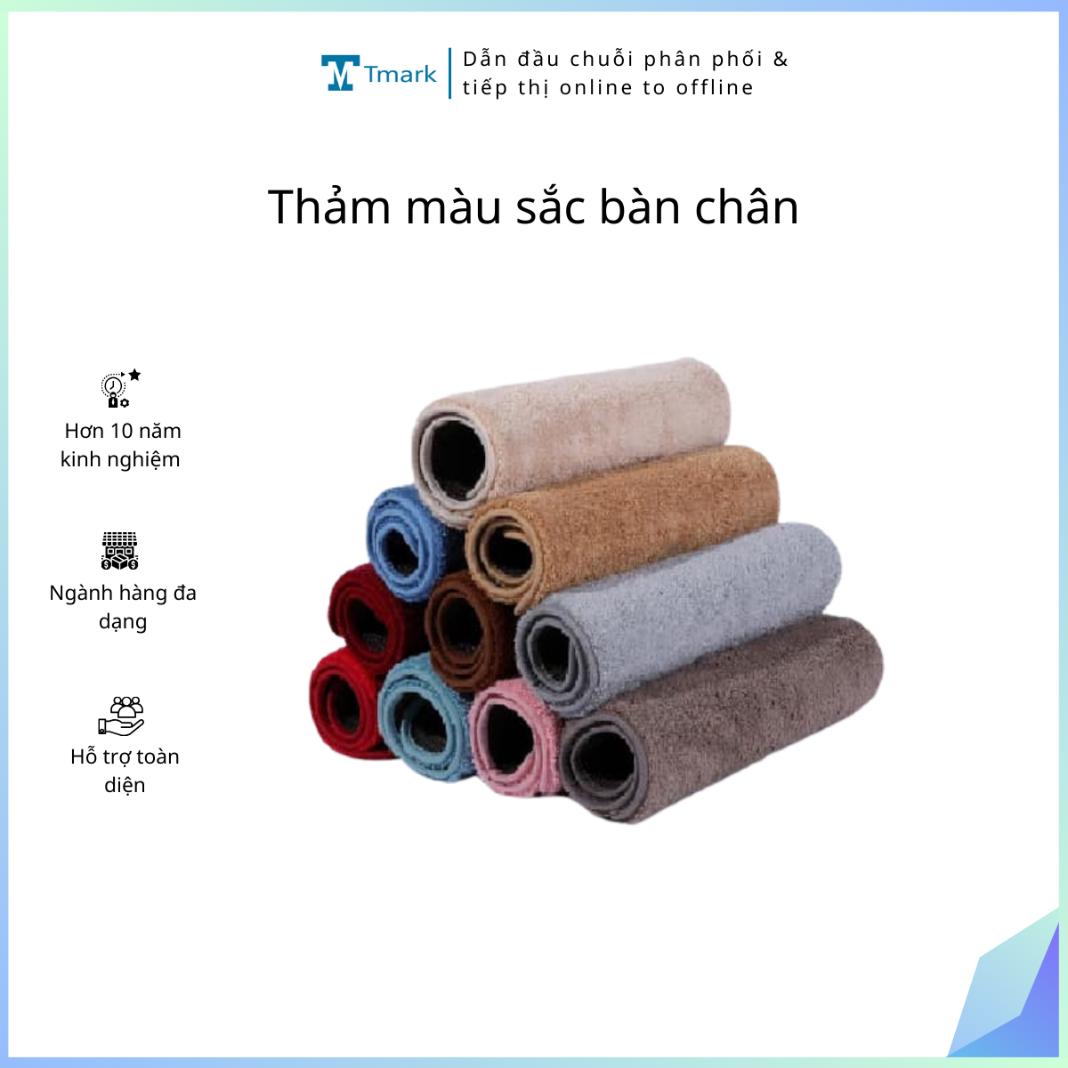 Tham-mau-sac-ban-chan-Kien-200-cai- Thảm màu sắc bàn chân (Kiện 200 cái) - Ảnh 1