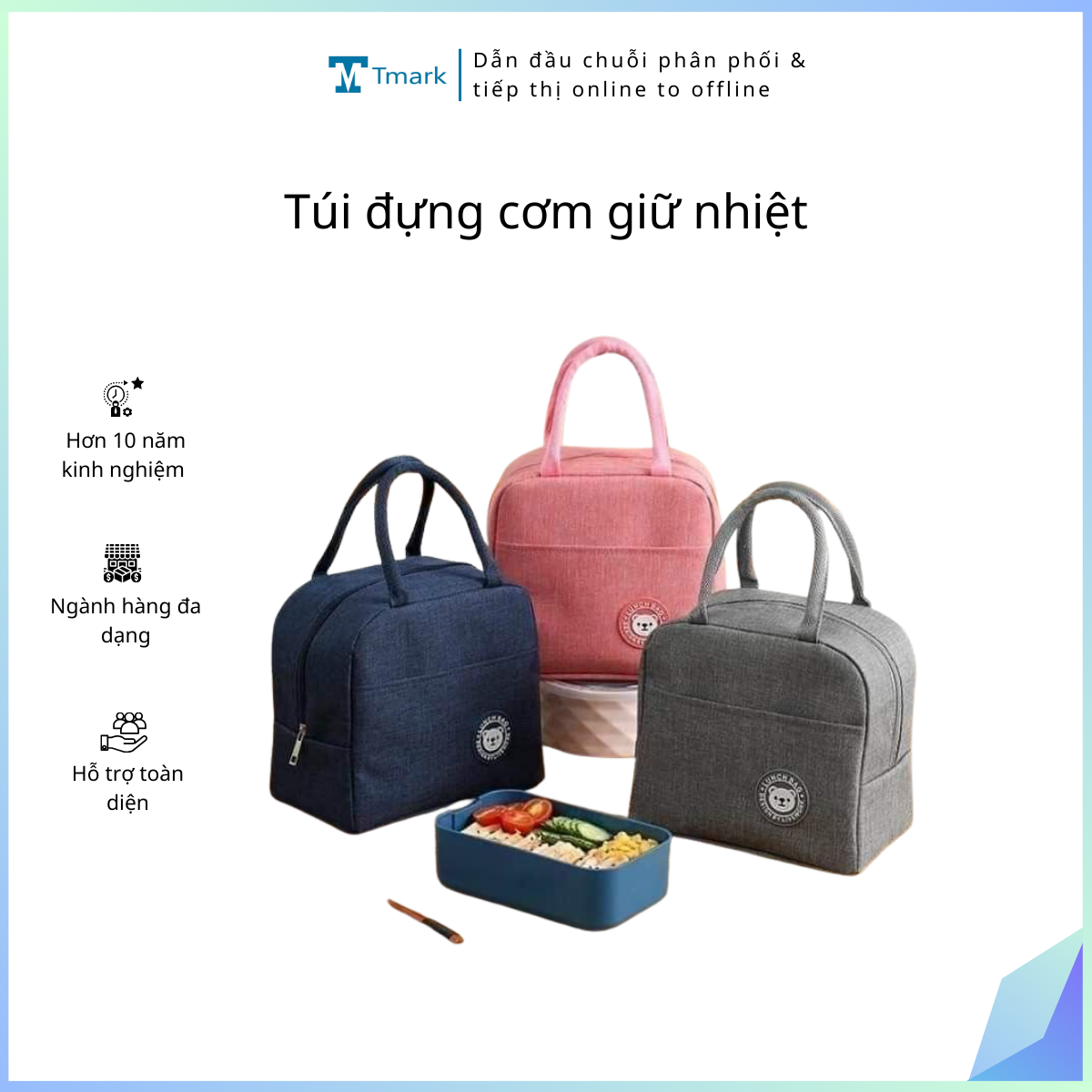 Tui-Dung-Com-Giu-Nhiet-Tmark-An-Toan-Va-Tien-Loi-Kien-400-cai-_TDCGN Túi Đựng Cơm Giữ Nhiệt Tmark An Toàn Và Tiện Lợi (Kiện 400 cái) - Ảnh 1