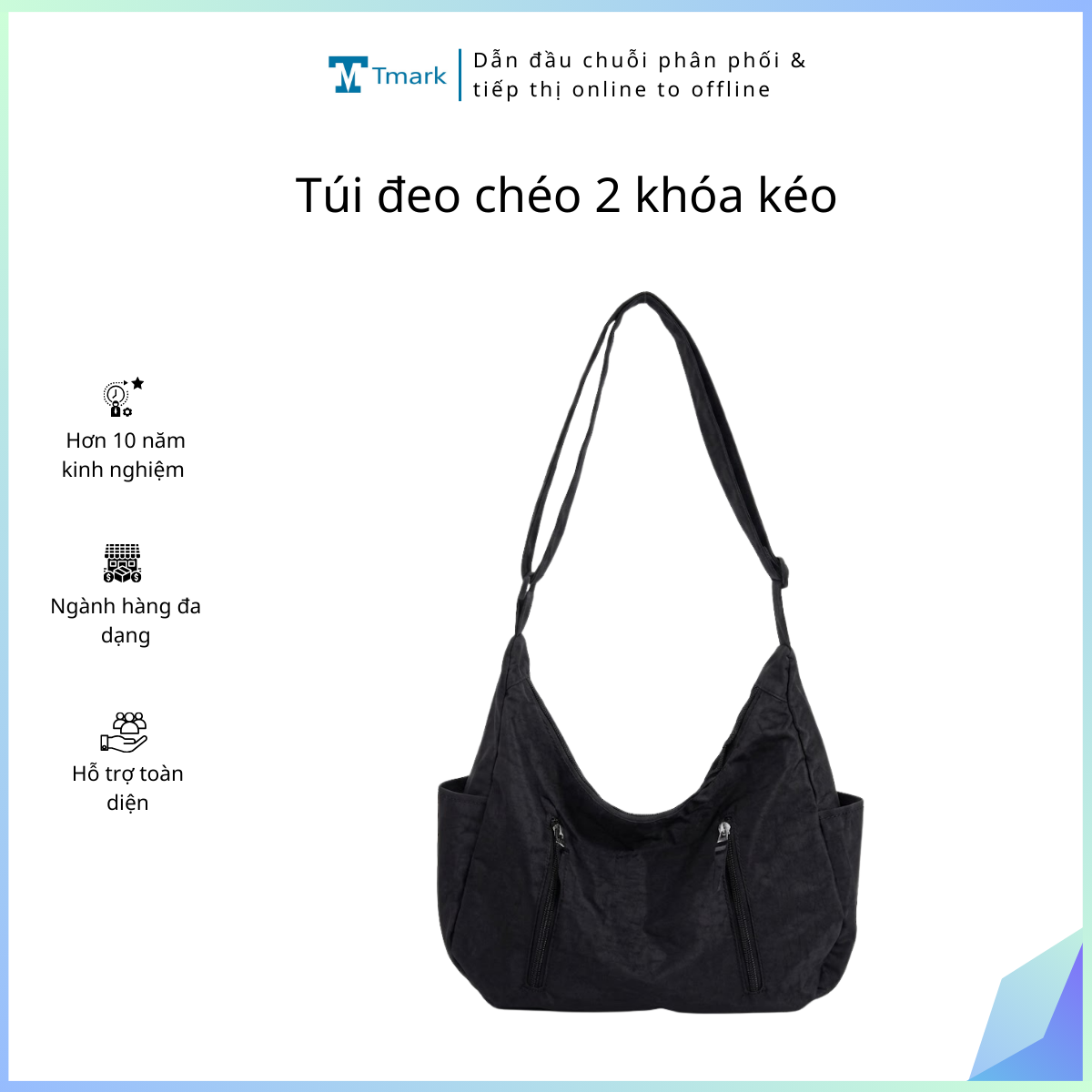 Tui-deo-cheo-2-khoa-keo-1 Túi đeo chéo 2 khóa kéo - Ảnh 1