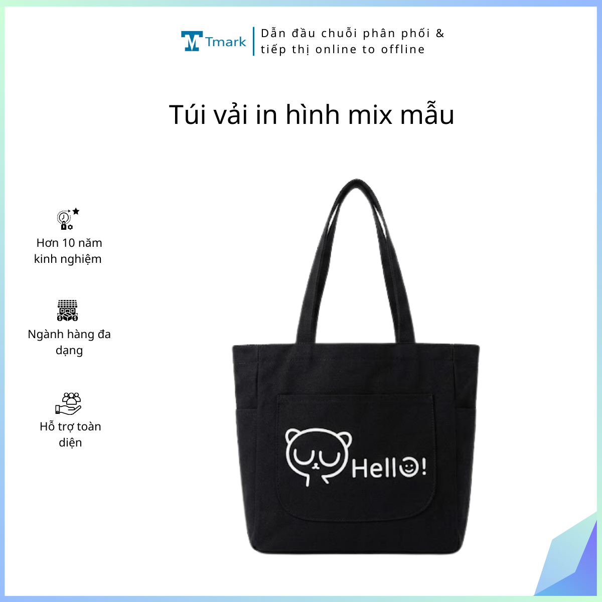 Tui-vai-in-hinh-mix-mau-1 Túi vải in hình mix mẫu - Ảnh 1