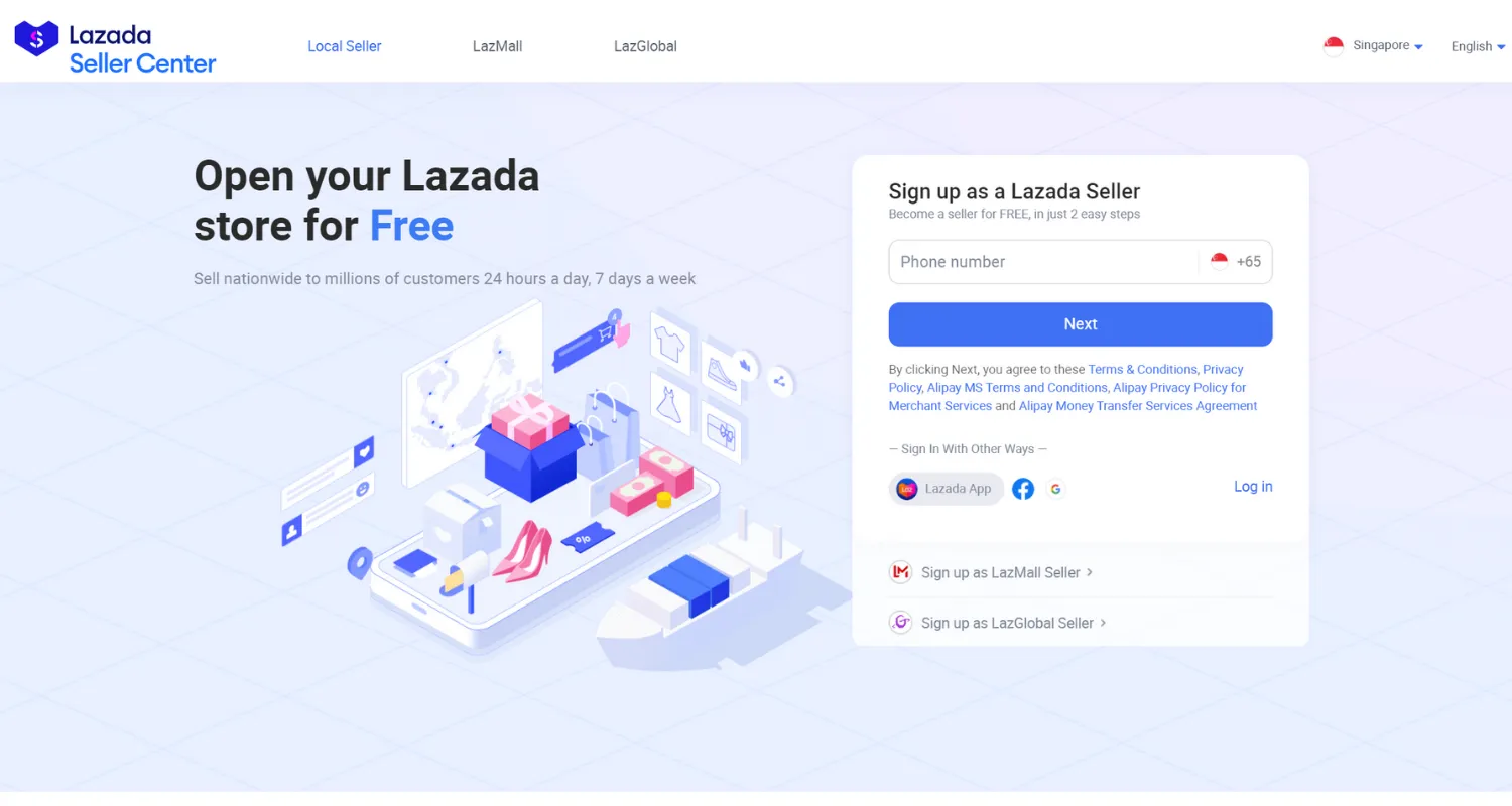 bán hàng trên Lazada