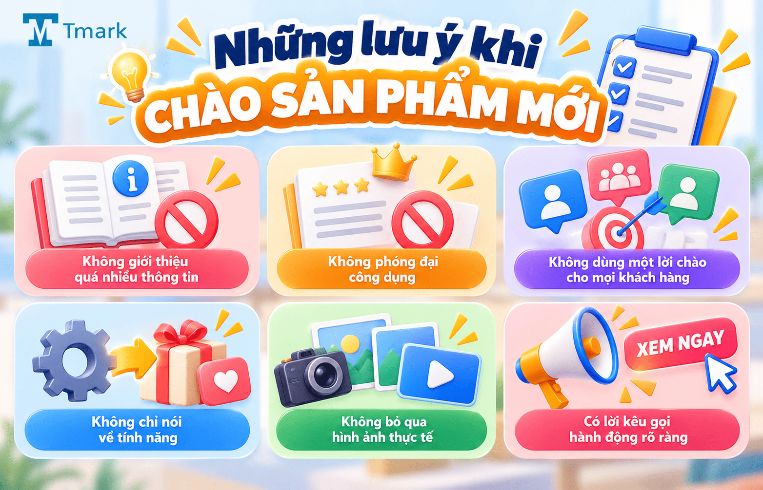 Cách chào sản phẩm mới