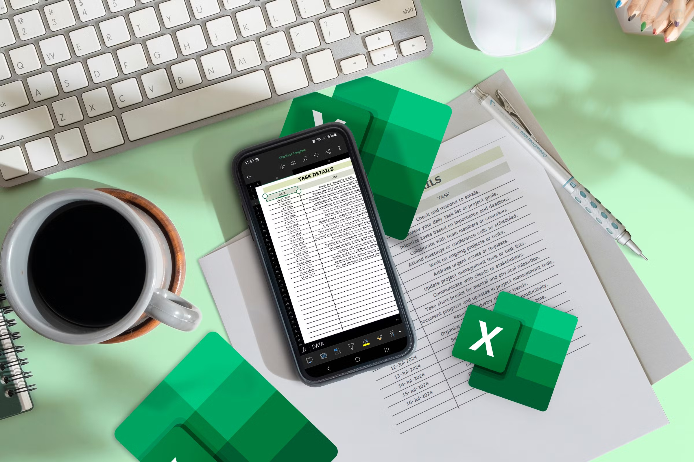 excel online và excel trên điện thoại