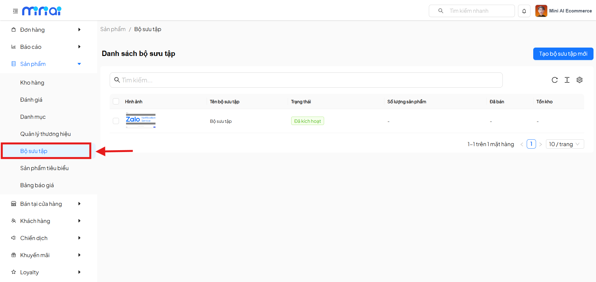 sử dụng mini app