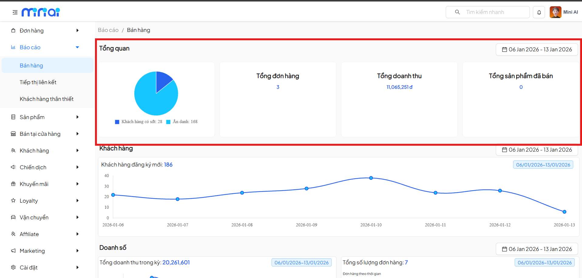 sử dụng mini app