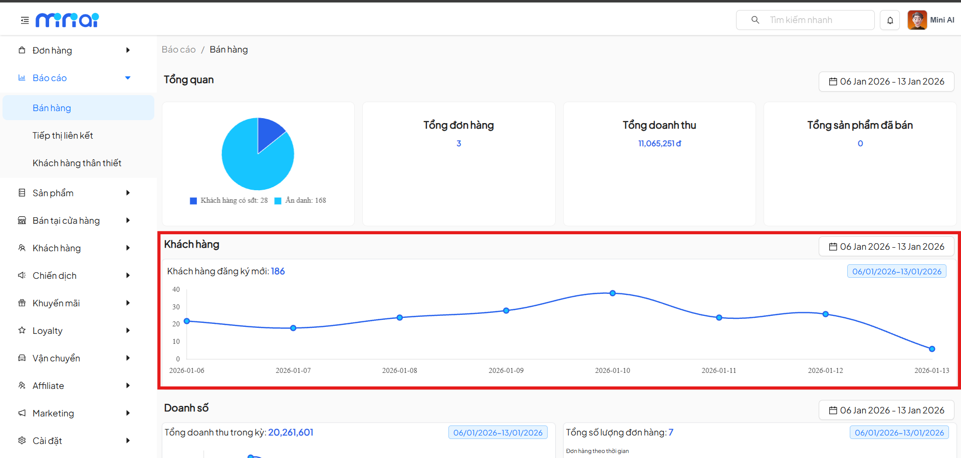 sử dụng mini app