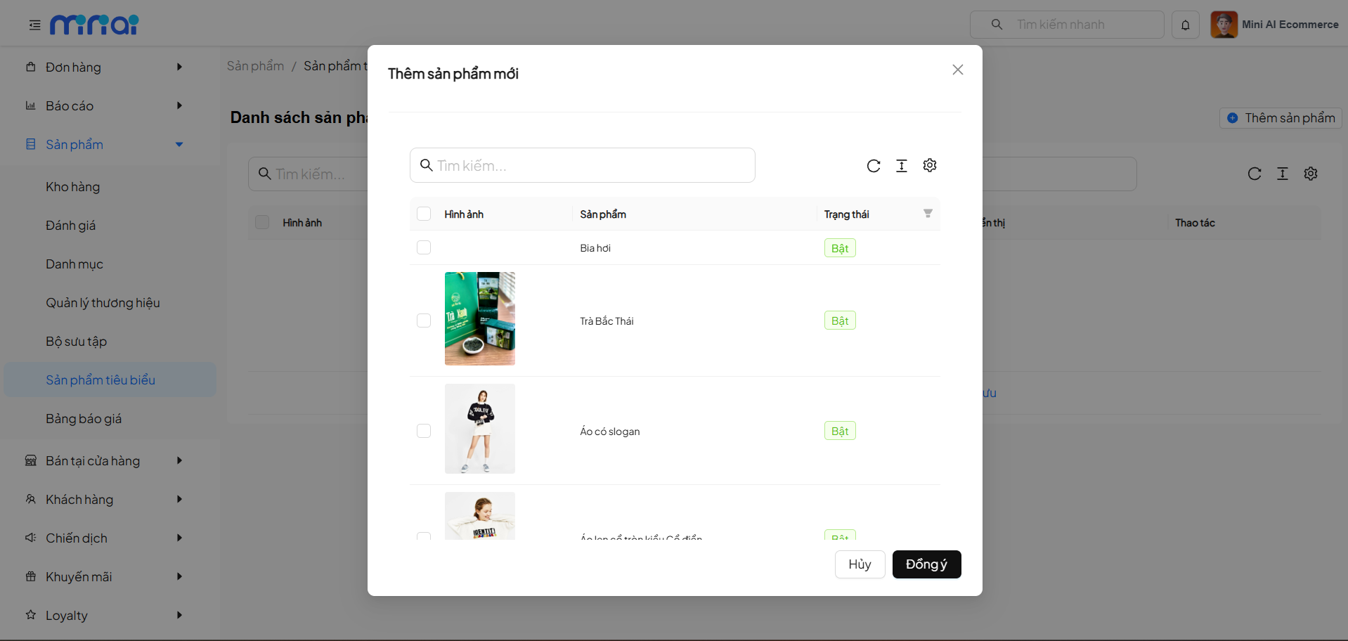 sử dụng mini app