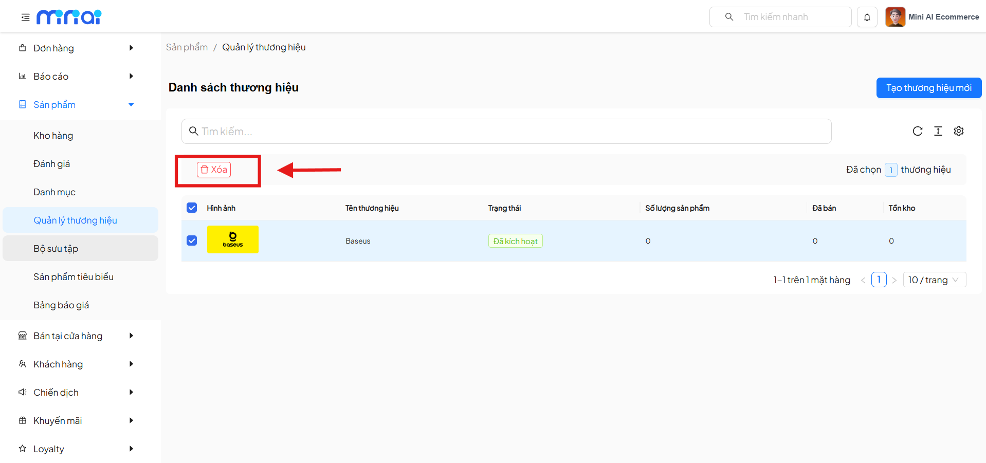 sử dụng mini app