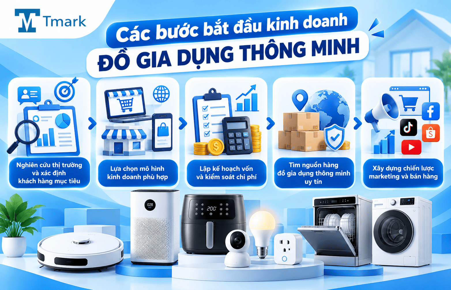 kinh doanh đồ gia dụng thông minh
