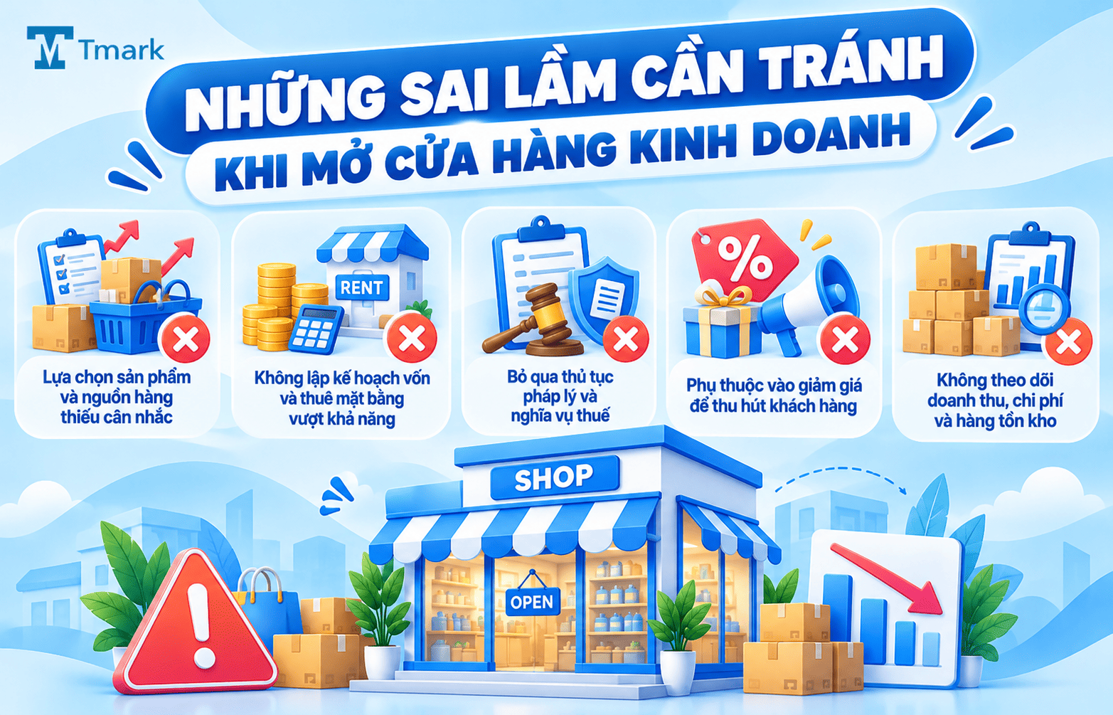mở cửa hàng kinh doanh