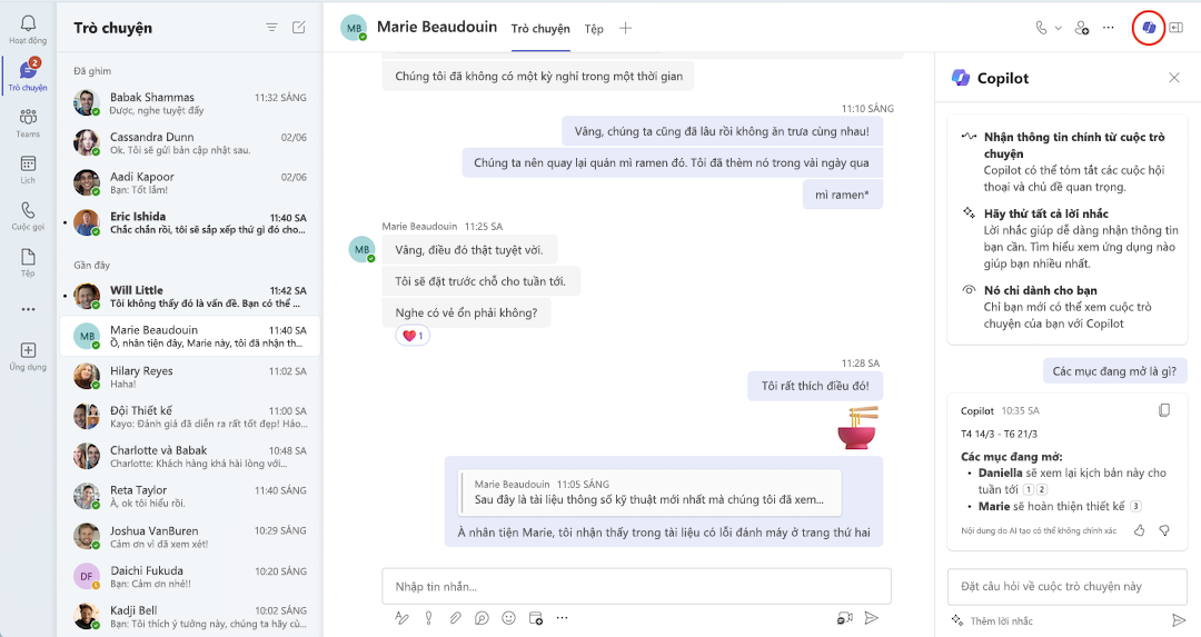 sử dụng microsoft teams 