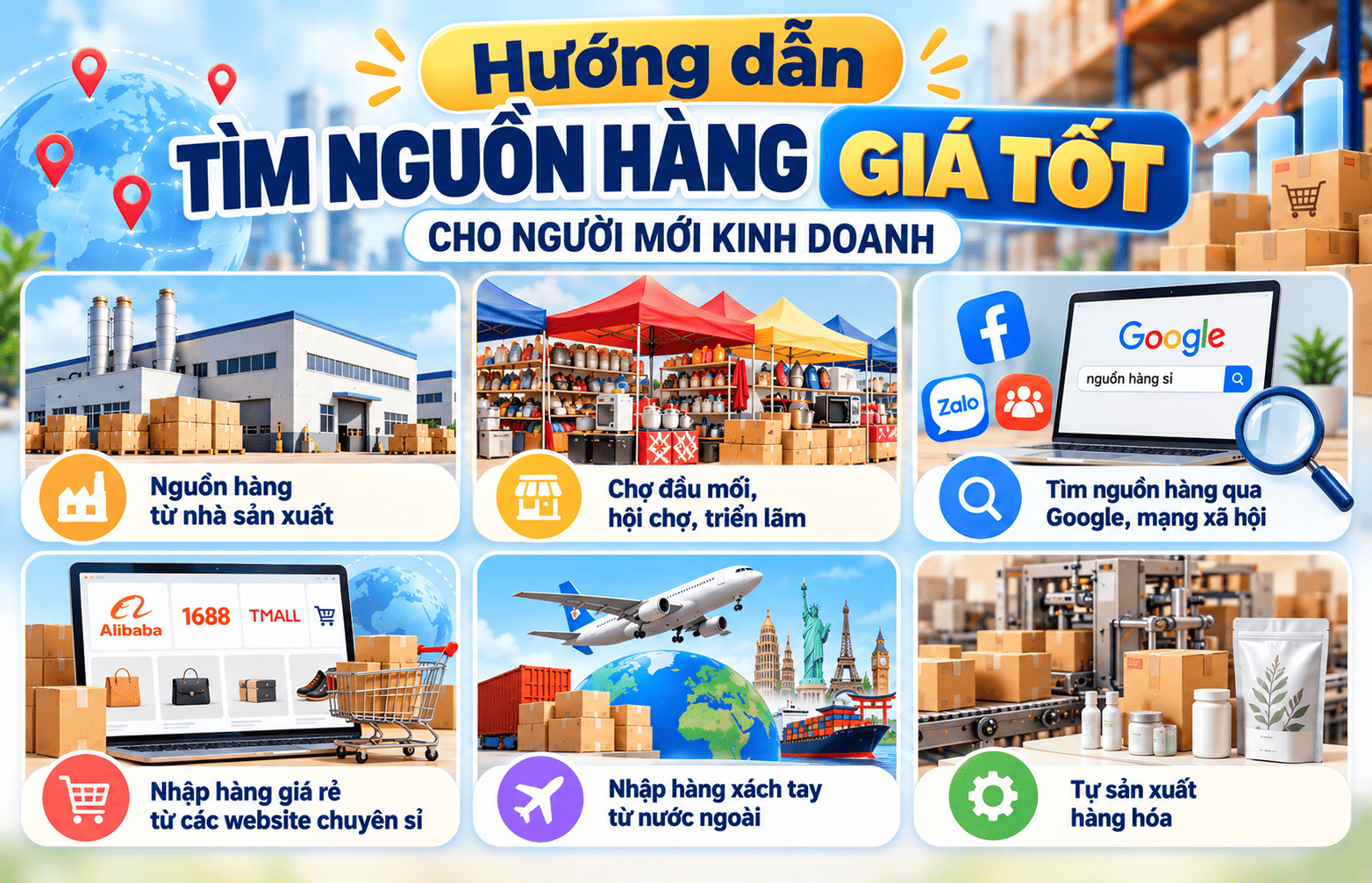 tìm nguồn hàng