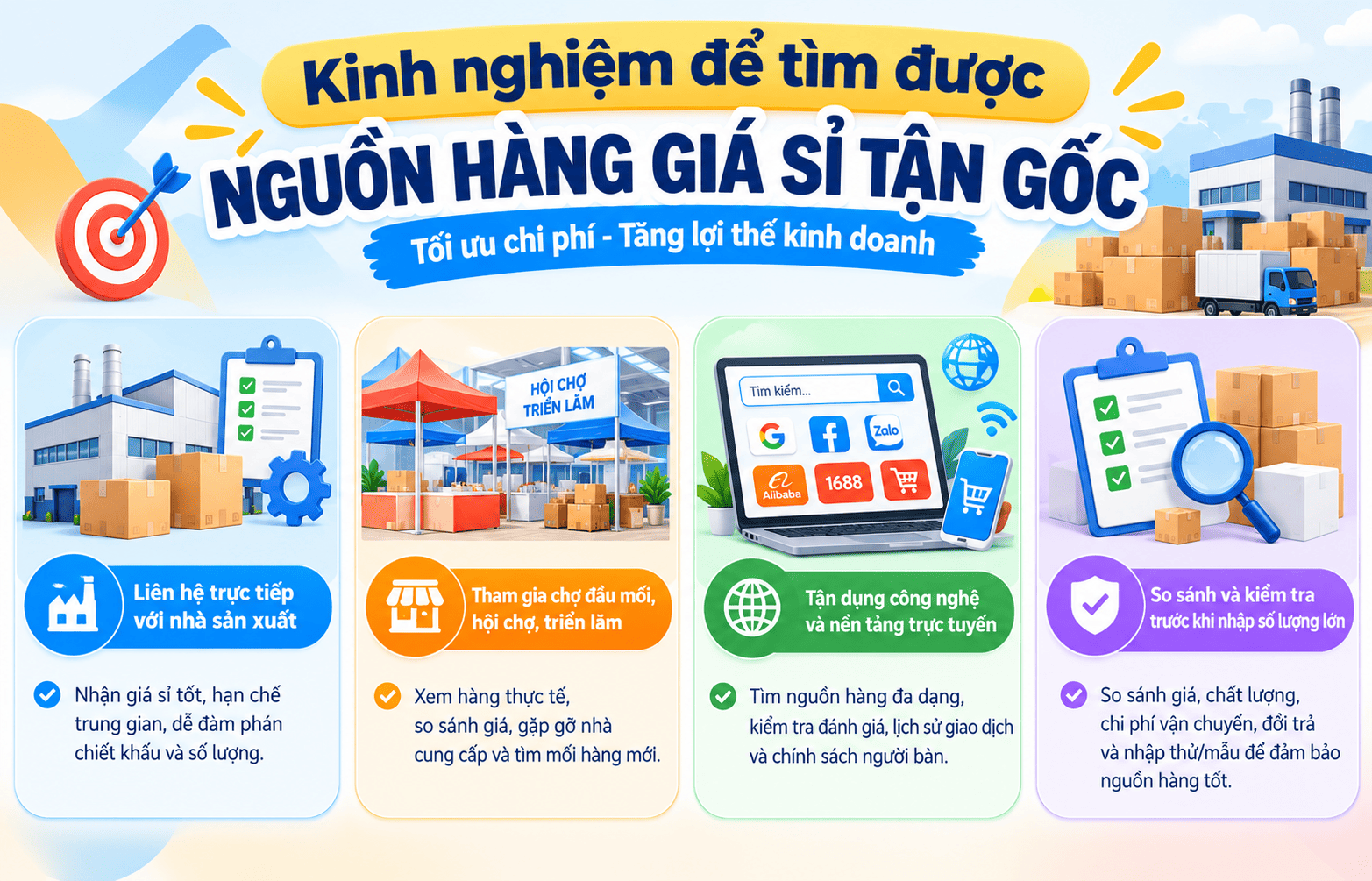 tìm nguồn hàng