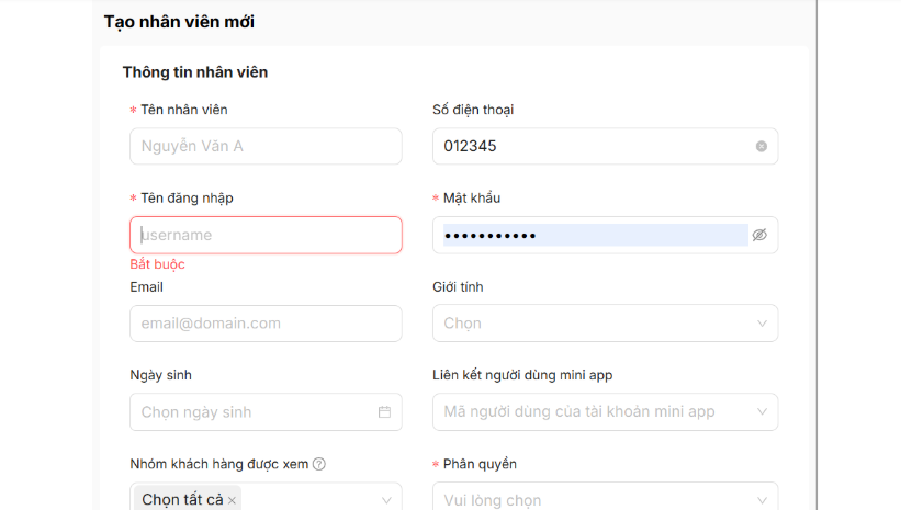 chia khách vào app