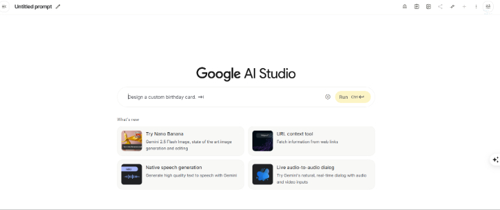 google ai studio