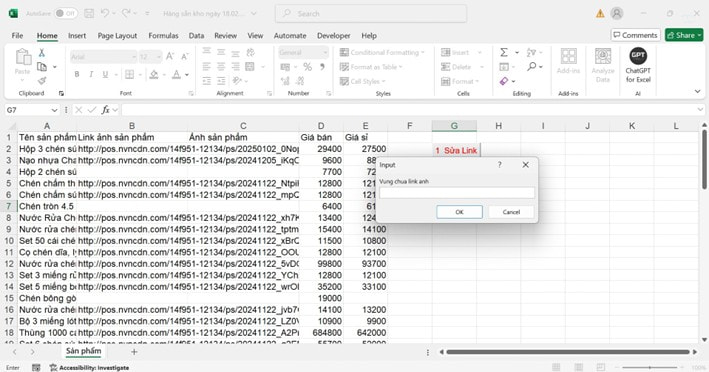 tạo file báo giá