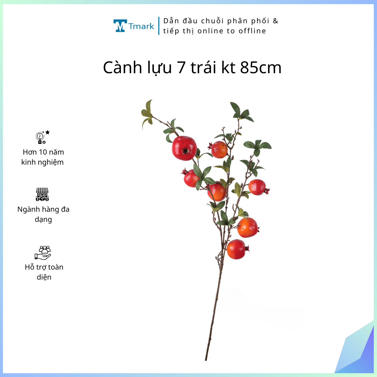 20260130_3R0398VpF4 Cành lựu 7 trái kt 85cm (Kiện 140 cái) - 10 cành - Ảnh 1