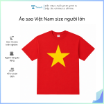 Áo sao Việt Nam size người lớn (Kiện 100 cái)
