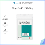 Bảng tên dẻo 207 đứng