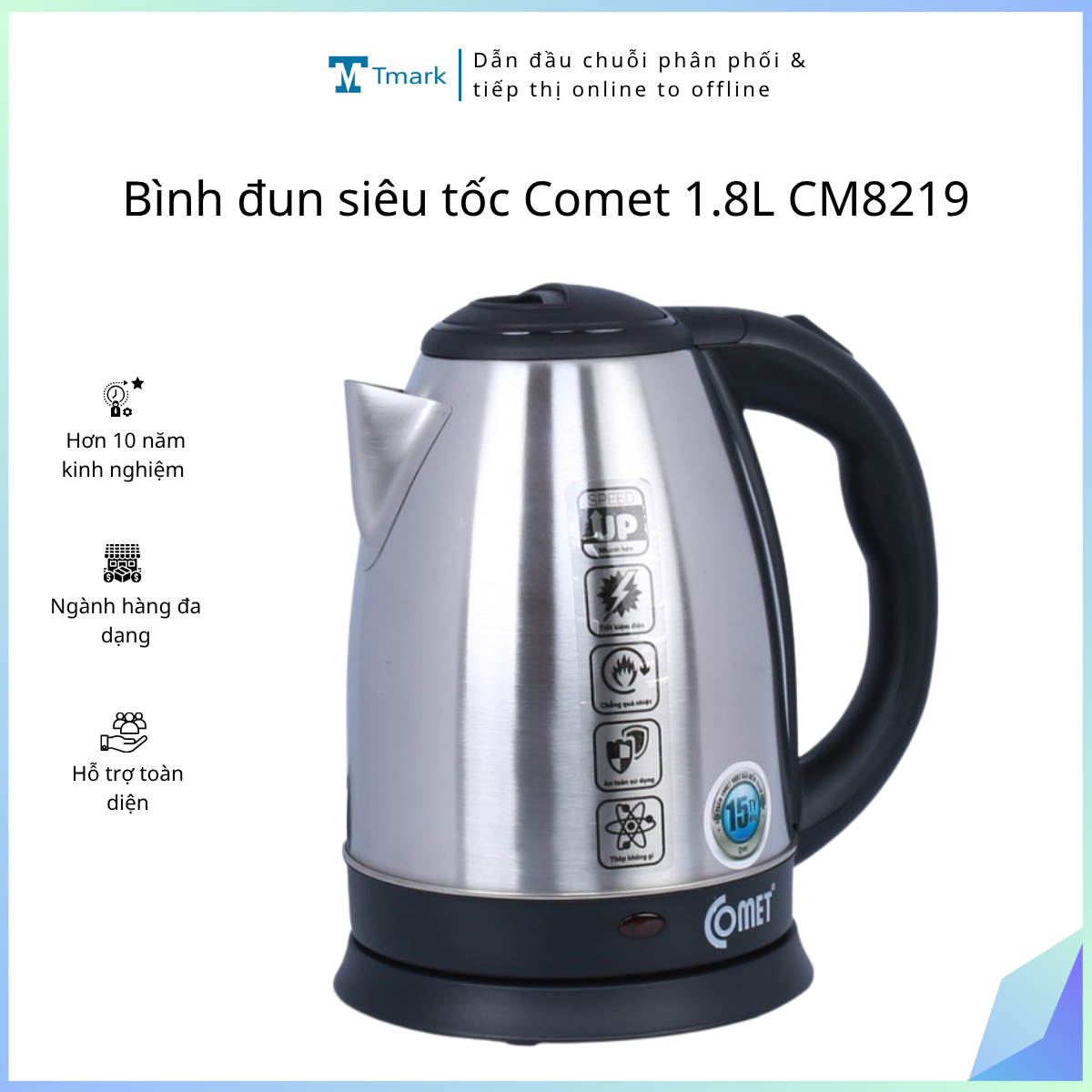 Binh-dun-sieu-toc-Comet-1-8L-CM8219-Kien-12-cai- Bình đun siêu tốc Comet 1.8L CM8219 (Kiện 12 cái) - Ảnh 1