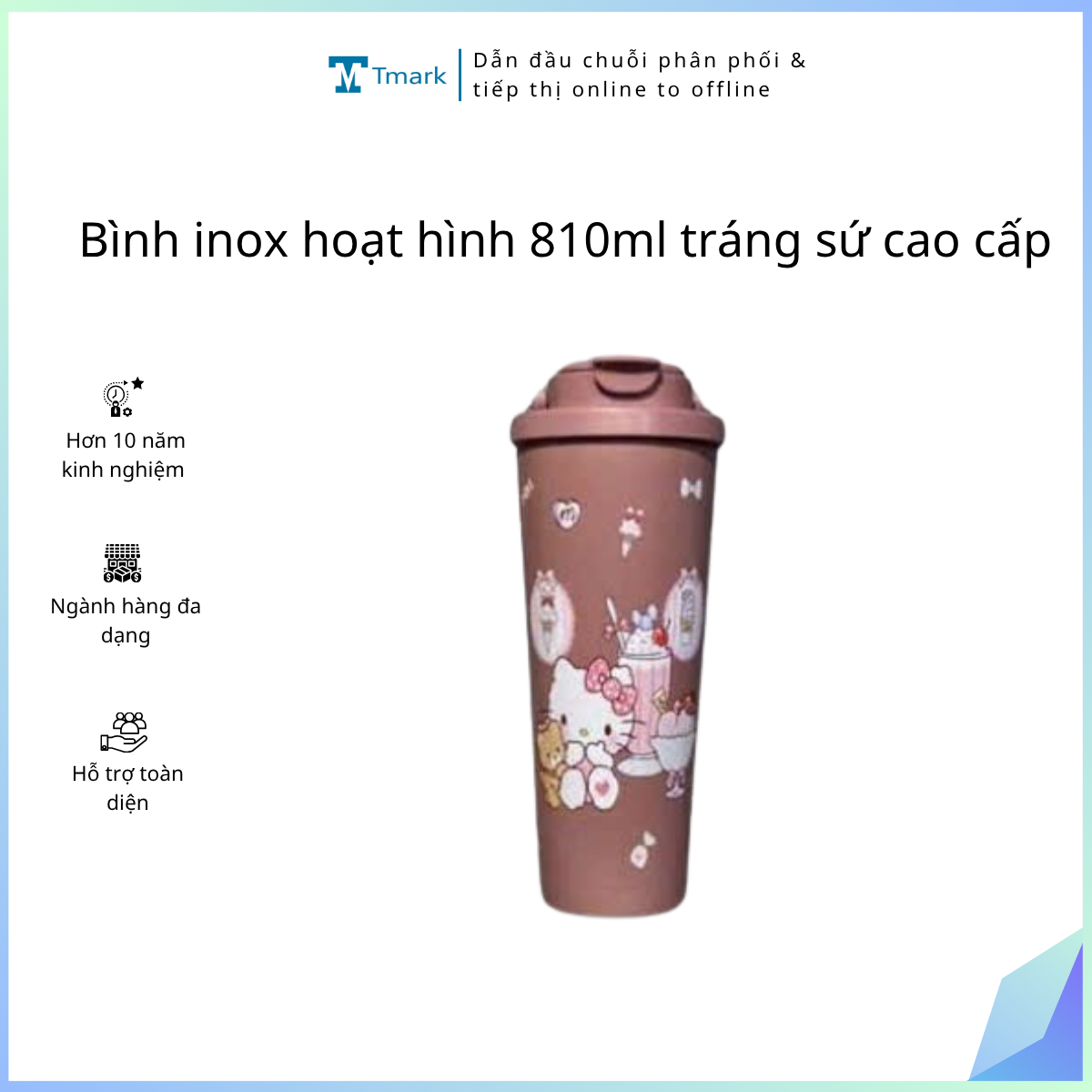 Binh-inox-hoat-hinh-810ml-trang-su-cao-cap-Kien-100-cai- Bình inox hoạt hình 810ml tráng sứ cao cấp (Kiện 100 cái) - Ảnh 1