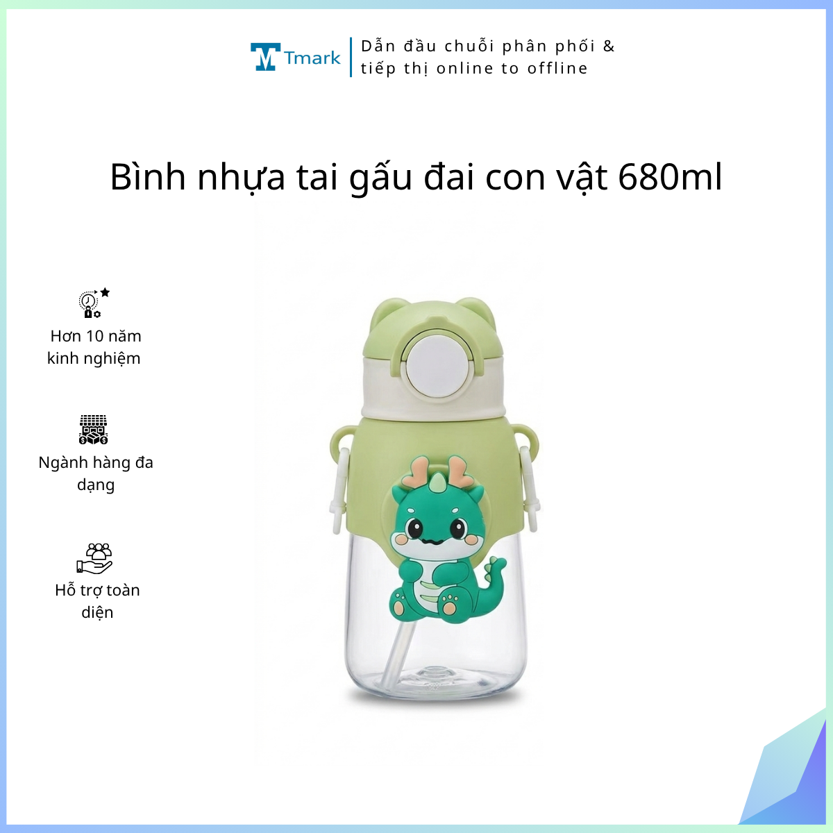 Binh-nhua-tai-gau-dai-con-vat-680ml-Kien-80-cai-1 Bình nhựa tai gấu đai con vật 680ml (Kiện 80 cái) - Ảnh 1