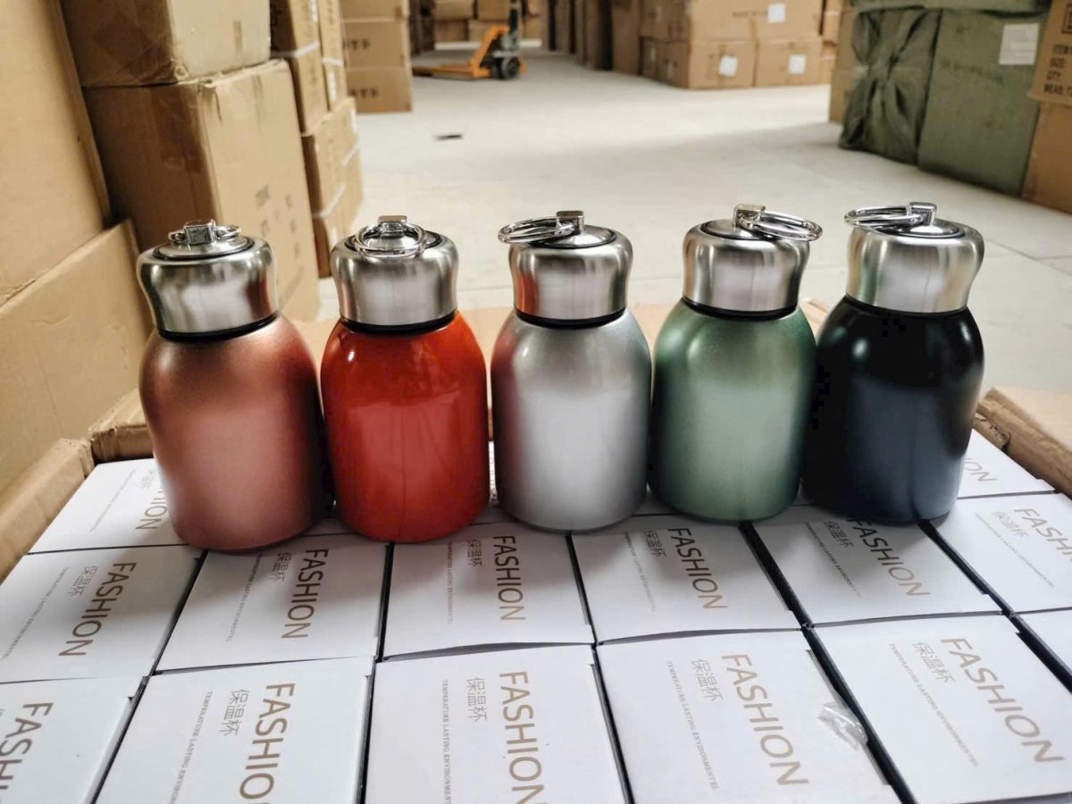 Bình nước inox giữ nhiệt 360ml mix màu (Kiện 60 cái) - Ảnh 2