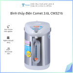 Bình thủy điện Comet 3.6L CM3216 (Kiện 6 cái)