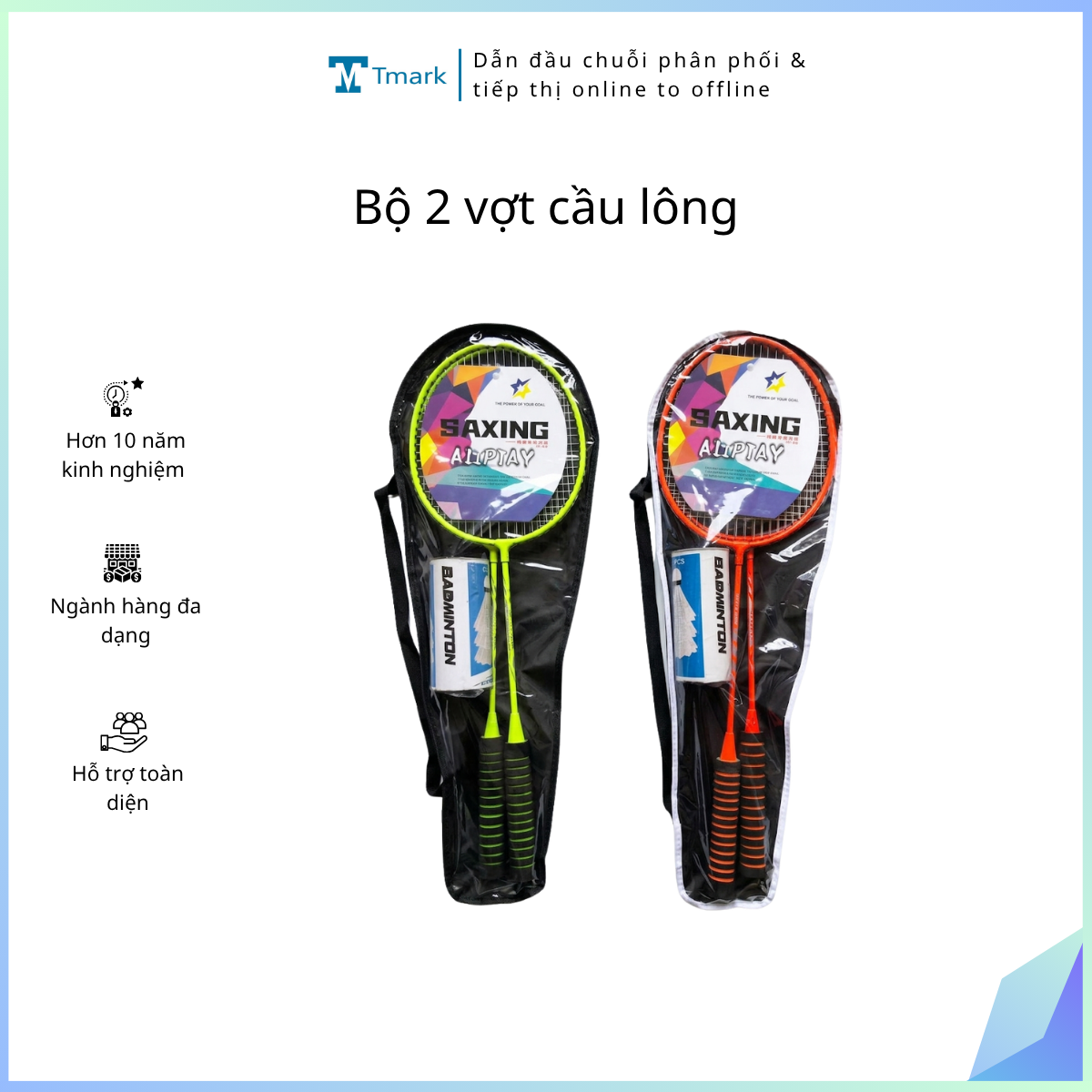 Bo-2-vot-cau-long-Kien-50-cai-1 Bộ 2 vợt cầu lông (Kiện 50 cái) - Ảnh 1