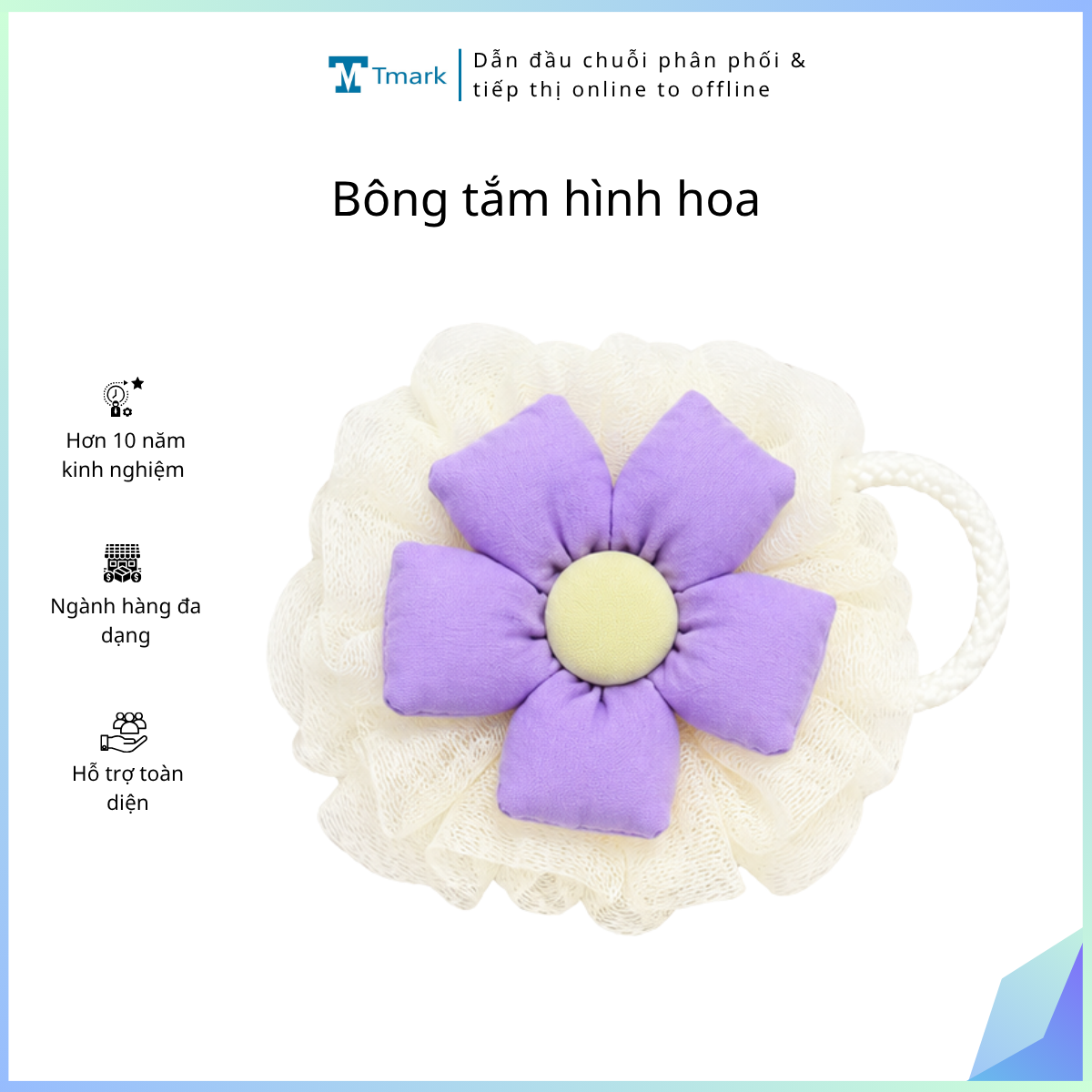 Bong-tam-hinh-hoa-Kien-60-cai-1 Bông tắm hình hoa (Kiện 60 cái) - Ảnh 1