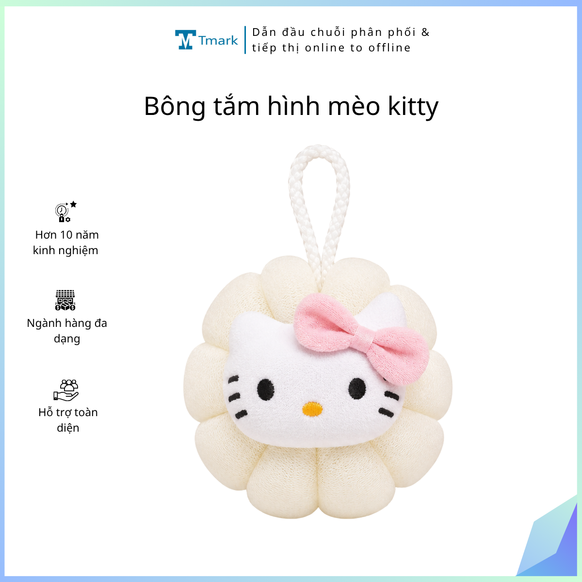 Bong-tam-hinh-meo-kitty-Kien-60-cai-1 Bông tắm hình mèo kitty (Kiện 60 cái) - Ảnh 1