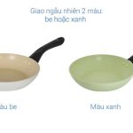Chảo nhôm sâu chống dính đáy từ 20 cm Green Cook GCP2526-20IH ( Kiện 100 cái)