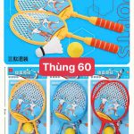 Đồ chơi trẻ em: Bộ vợt cầu lông, bằng nhựa. Kí hiệu: A380-331. KT: (40*23*4)cm.+/-10%, không (dùng pin, dùng trong hoạt động thể chất) 4 chi tiết. Hàng mới 100%