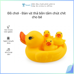 Đồ chơi - Đàn vịt thả bồn tắm chút chít cho bé (kiện 150c)