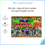 Đồ chơi - Hộp mô hình zombie hoa quả nổi giận cho bé (kiện 24 hộp)