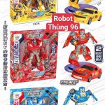 Đồ chơi - Hộp robot kèm xe (Kiện 96 cái)